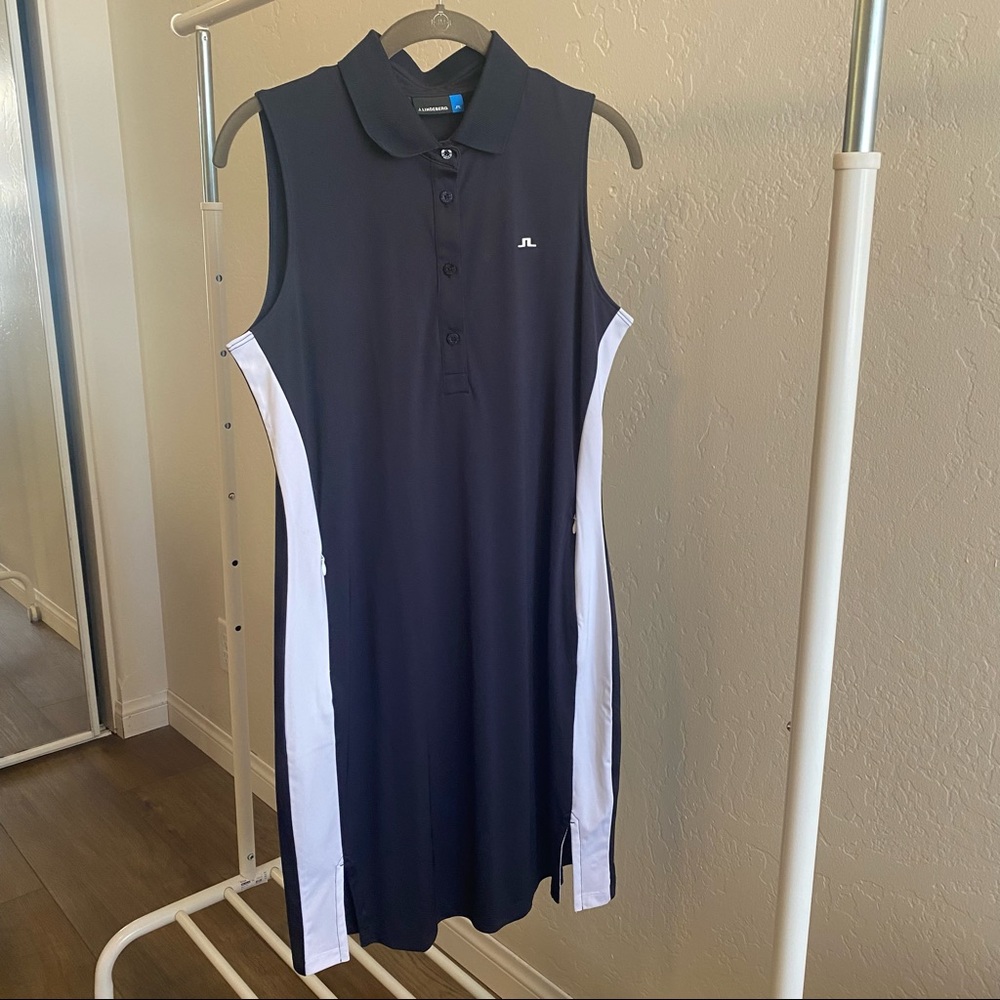 J. Lindberg navy & white golf dress NWT • size L